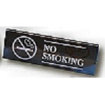 Acrylic No-Smoking Sign - Black