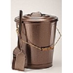 Antique Copper Ash Container & Shovel Sets