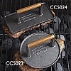 Charcoal Companion - Cast Iron Rectangular Grill Presses