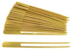 Steven Raichlen - Double Prong Bamboo Skewers 6.5 Inch Long - Set of 20