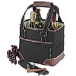 Four Bottle Carriers - Black
