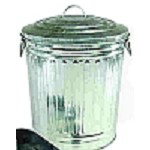 Steven Raichlen - Galvanized Charcoal & Ash Can with Lid