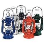 Charcoal Companion - Oil Hurricane Lanterns - Blue - 7.5in