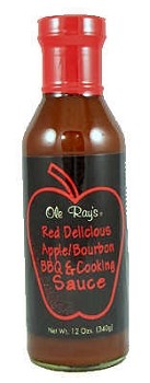 Ole Ray's Red Apple Bourbon BBQ and Cooking Sauce 