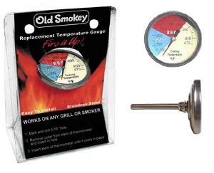Old Smokey Thermometer - 2 Inch