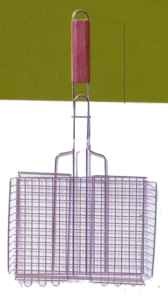 Charcoal Companion - Platinum Rectangular Grilling Basket