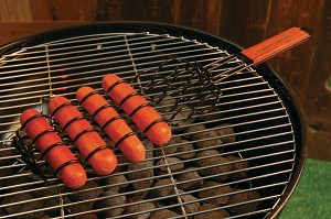 Charcoal Companion - Non-Stick Adjustable Sausage Baskets