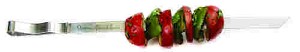 Steven Raichlen - Signature Stainless Steel 5/8 Inch Wide - set of 4