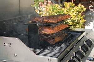 Non-Stick Three-Level Smoker Rack