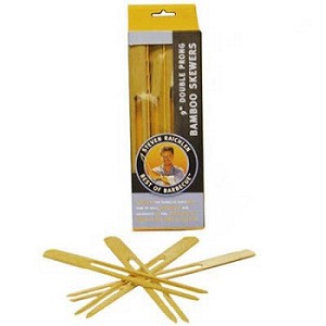 Stephen Raichlen 11 Inch Double Pronged Bamboo Skewers