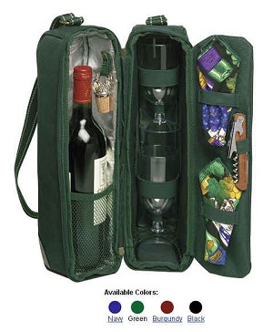 Sunset Deluxe Wine Carriers - Navy