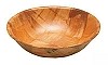 6 inch Woven Wood Serving Bowl