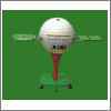 Golf Ball Barbecue Grill 