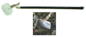 Steven Raichlen - 34 Inch Charcoal & Ash Hoe With Removable Handle