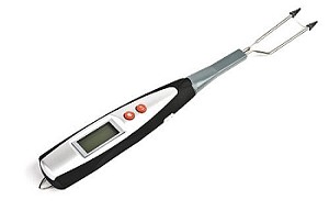 Charcoal Companion - Digital Fork Thermometer w/ LED Spotlight