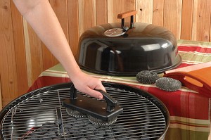 Charcoal Companion - Double Head Scrubber Brushes  - Short Handle