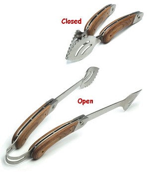 Charcoal Companion - Explorer Folding Tongs